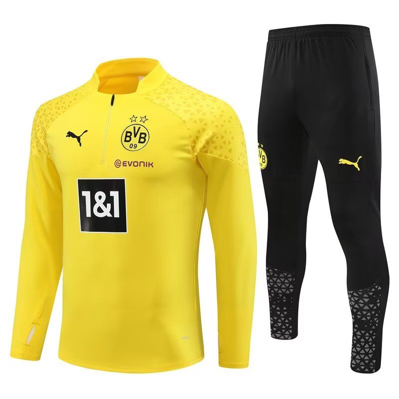 AAA Quality Dortmund 23/24 Tracksuit - Yellow
